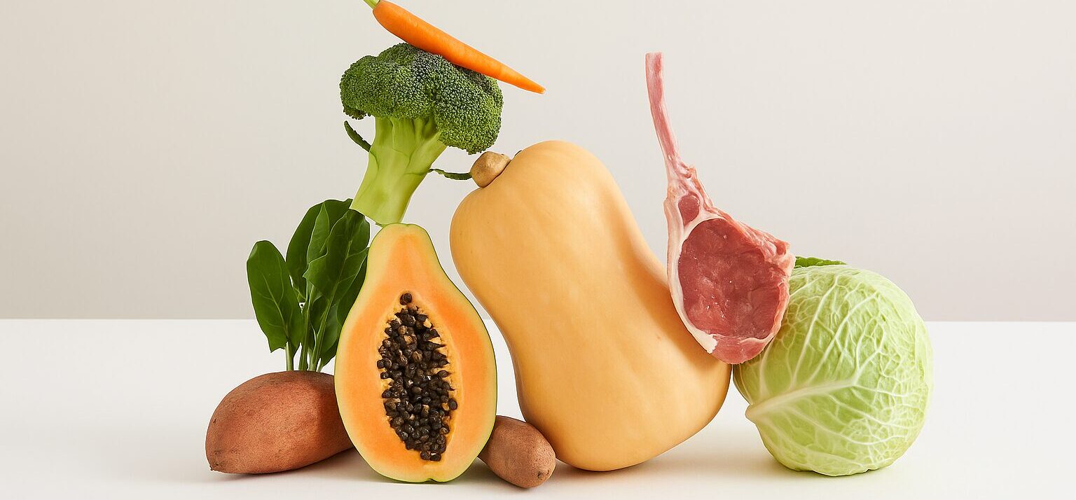 Assorted fresh ingredients